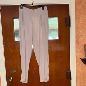 Mercer & Madison Cream Track Pants